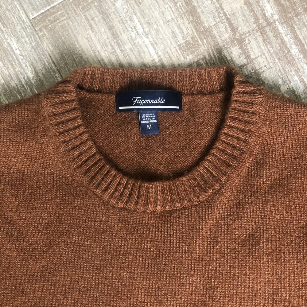 Faconnable 100% cashmere sweater